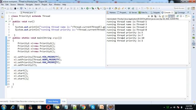 Java Thread Priority in Multithreading (Hindi) lecture-8 смотреть онлайн