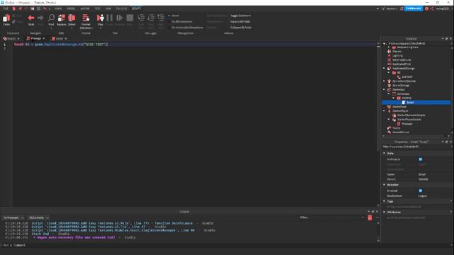 Как сделать при нажатии gui, писалось в чате. (Roblox Studio) #3 смотреть онлайн