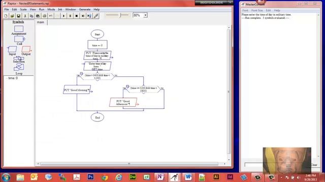 Raptor Programming How to Create Nested IF Statements смотреть онлайн