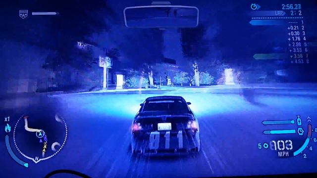 NFS CARBON ~Vauxhall Diaries~ University Way. !!! Failed first time, close call WOW!!! смотреть онлайн