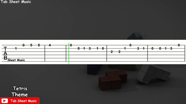 Tetris - Theme (Korobeiniki) Guitar Tutorial смотреть онлайн