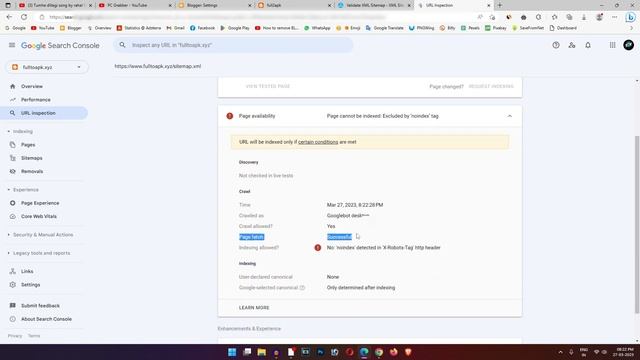 Sitemap Couldn't fetch Blogger | Fix 100% Unknown Sitemap | Google Search Console смотреть онлайн