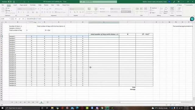 Simulation and Credibility Theory Bootstrap Method for CBT смотреть онлайн