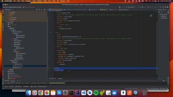 Docker, Ktor & MongoDb tutorial. Configure, build and deploy actual project in to Linux server.
