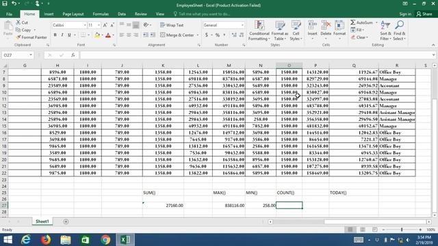 Lecture No: 7 Microsoft EXCEL 2016 in Urdu With Sir. Bahar смотреть онлайн