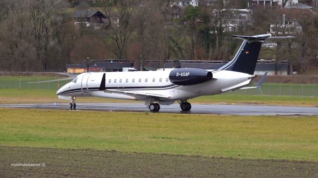 Embraer Legacy 650 Air Hamburg Take-Off at Bern смотреть онлайн