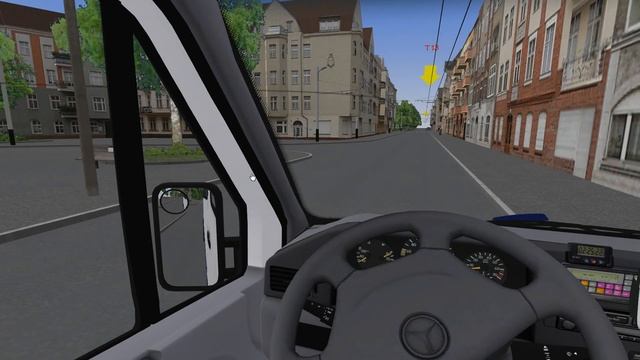 Omsi 2 по узким улочкам г. Рига Mercedes Benz sprinter 412D смотреть онлайн