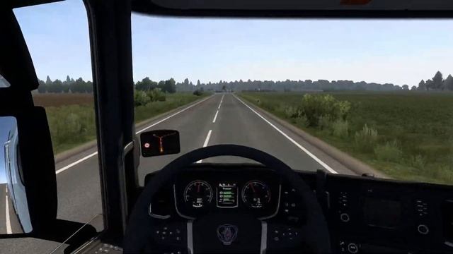 Euro Truck Simulator 2 Pskov-Minsk Timelapse смотреть онлайн