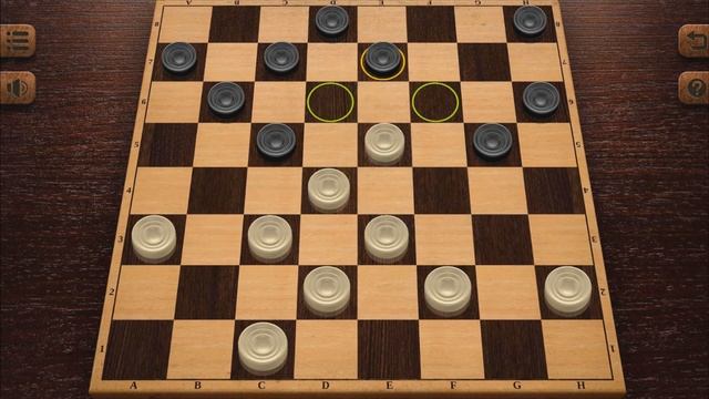 Комбинация за счет темпа! Дебют: Городская партия. Баг приложения Checkers Elite | #шашки смотреть онлайн