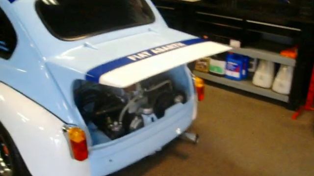 Fiat Abarth 1000 TCR Flaming From Exhaust In Toronto смотреть онлайн
