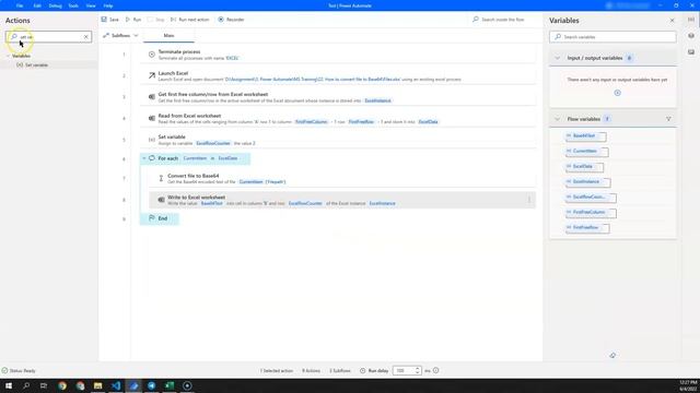 How to convert file to Base64 in Microsoft Power Automate for Desktop смотреть онлайн