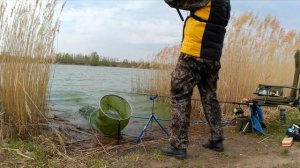 фидер весной. ловля карпа на фидер.