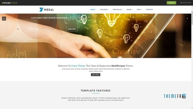Mdeal - Responsive WordPress Theme Micky Andre смотреть онлайн