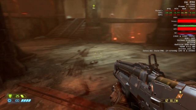 DOOM ETERNAL - NVIDIA GTX950M - FPS TEST - FPS BENCHMARKING смотреть онлайн