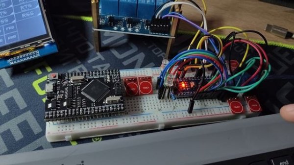 Частичная демонстрация управления в нескольких режимах. ARDUINO