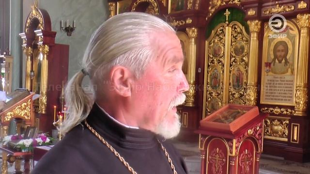 Ковчег с частью пояса Пресвятой Богородицы доставили в церковь Преподобного Серафима Саровского. смотреть онлайн