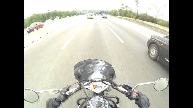 SUZUKI INTRUDER 07/2015, RIDE THROUGH MADRID. GOPRO TIMELAPSE смотреть онлайн