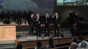 Пение «Когда перед Тобой склоняюсь я в тиши» - квартет