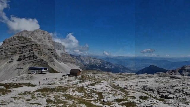 Dolomiti di Brenta. Madonna di Campiglio.Passo del Grosté (2500m). Agosto 2022. смотреть онлайн
