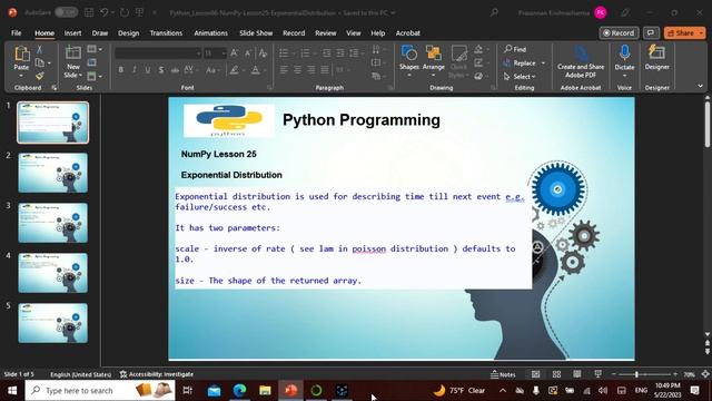 Python L66 in Tamil, This video explains NumPy Lesson25,Non Tech People can understand well. смотреть онлайн