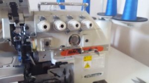 Как заправлять и ставить шаг на четырехнитке (оверлок) BAOYU 747