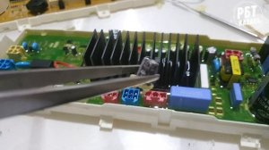 Ремонт стиральной машины LG. Не включается модуль управления