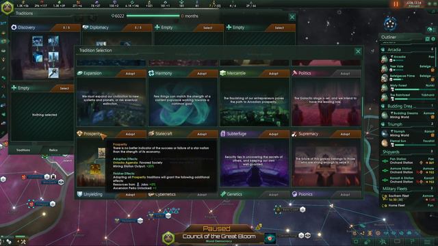 A bad deal! - Stellaris - Council of the Great Bloom - Episode 8 смотреть онлайн