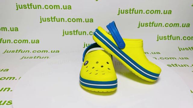 Сабо Crocs Crocband Kids Tennis Ball Green/Ocean