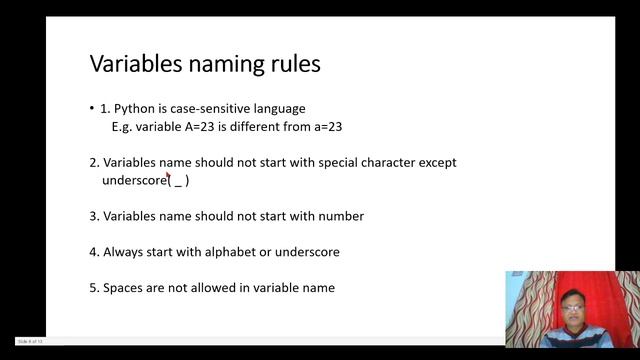2.Theory session on print statement, variable and data types in python смотреть онлайн