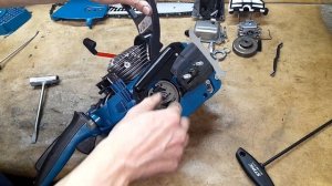 Замена поршневой группы на новой бензопиле Makita EA3202S. Ч2 - сборка, запуск