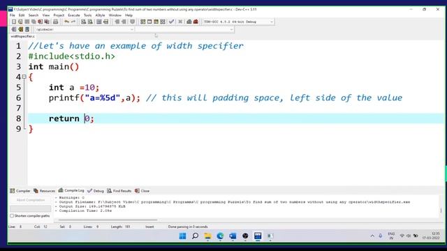 Easy way to find sum of two numbers without using any operator in C Language смотреть онлайн
