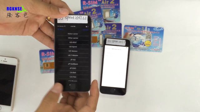 R-SIM Air2 Unlock For Iphone 4S/5/5C/5S iOS6. 7.1.1/ 7.X Sprint+N смотреть онлайн