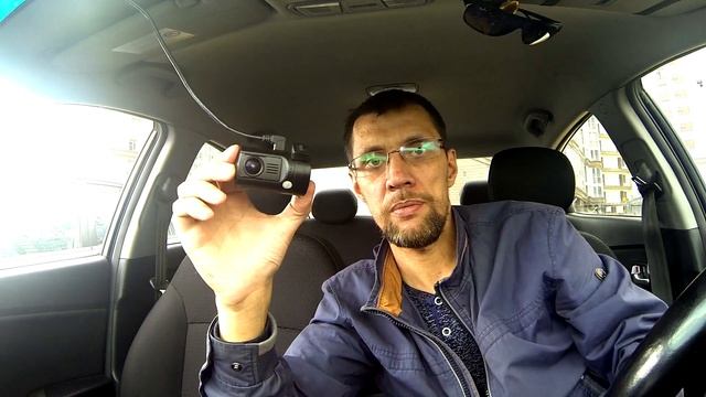 Mini 0906 2-х камерный регистратор. Обзор от таксиста. смотреть онлайн