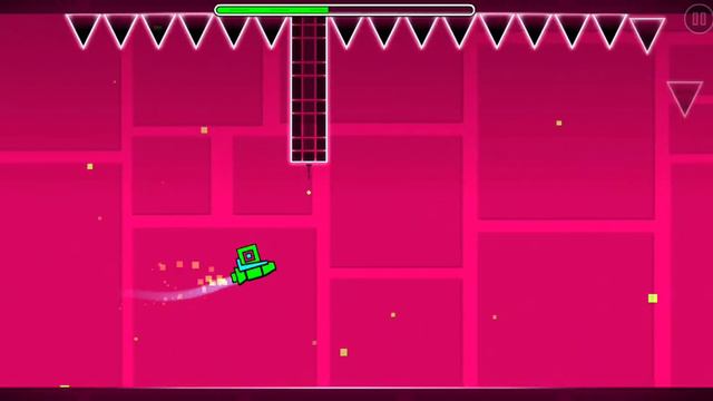 #1всем привет сегодня я буду проходить первый уровень в геометри деш смотреть онлайн