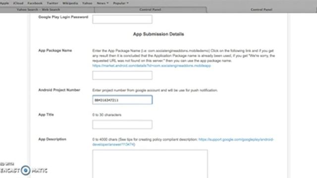 How to get "Project Number" and "API Key" to enable Push Notification смотреть онлайн
