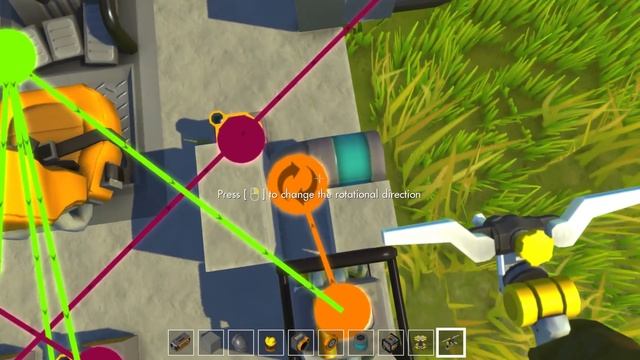 Scrap Mechanic - Гайд -  Как сделать управление на основе трастеров, WASD - #4