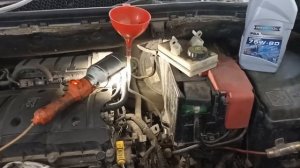 замена масла в мкпп Peugeot Partner Tepee