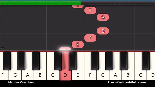 It's Beginning To Look A Lot Like Christmas (Right Hand Slow Easy Piano Tutorial for Beginners) смотреть онлайн