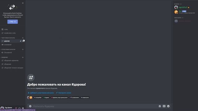Обзор на мой дискорд сервер (Egorka Play Oficial) смотреть онлайн