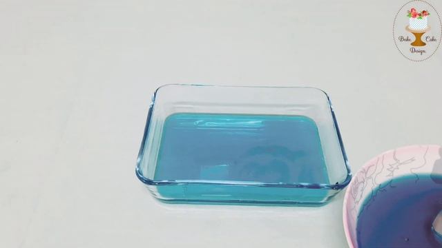 Island Cake With Ripples Wave | Ripples Wave Cake | Edible Gelatine Ripples | Ripples On Cake Desig