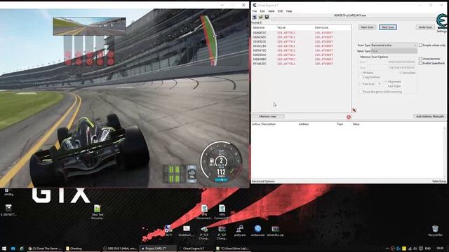 Cheat Engine INF Fuel TEST Project CARS 2 смотреть онлайн