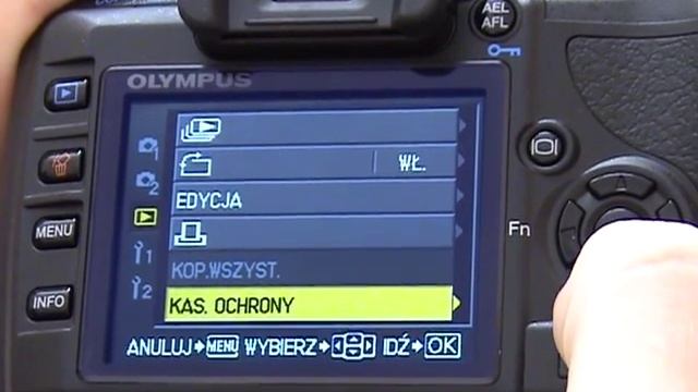 Olympus E-420 Menu смотреть онлайн