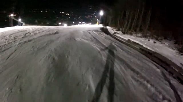 Oberaudorf Night Skiing - all the way down смотреть онлайн