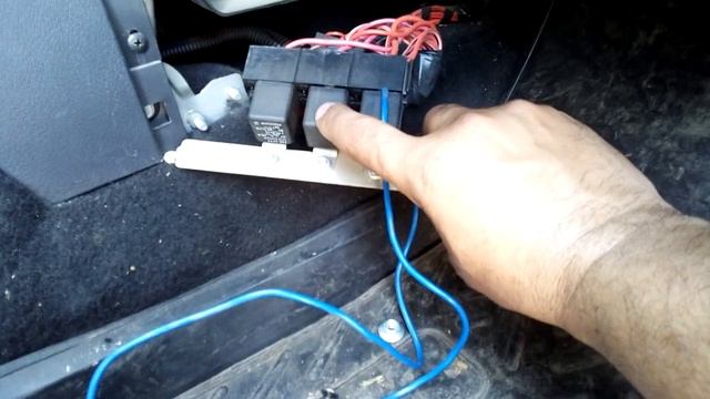 Установка кнопки принудительного включения вентилятора охлаждения двигателя Лада Калина смотреть онлайн