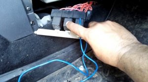 Установка кнопки принудительного включения вентилятора охлаждения двигателя Лада Калина