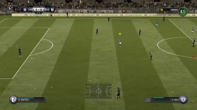 Final Cruz Azul vs Queretero 5-0 PlayStation 4 смотреть онлайн