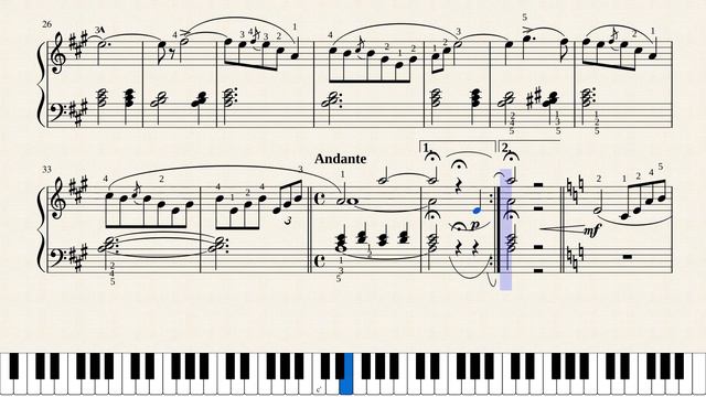 Edvard Grieg, Solveig's Song. [Piano Tutorial + Sheets] смотреть онлайн