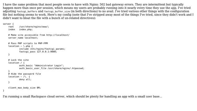 DevOps & SysAdmins: Nginx 502 Bad Gateway: It just won't stop смотреть онлайн