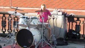 Группа "Время и Стекло" - На Стиле - Drum Cover -  Илья Варфоломеев 11 лет