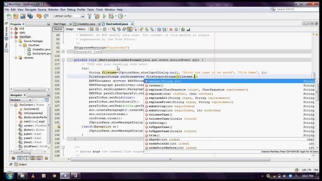 How to use input dialog to save a file using JAVA смотреть онлайн